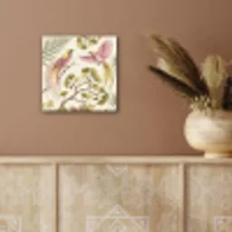 Vogels - Tropisch - Botanisch - Roze aluminium wit klein -sfeer4