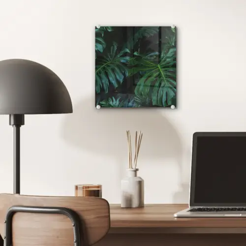 Monstera - Bladeren - Tropisch - Jungle plexiglas 5mm klein -sfeer6