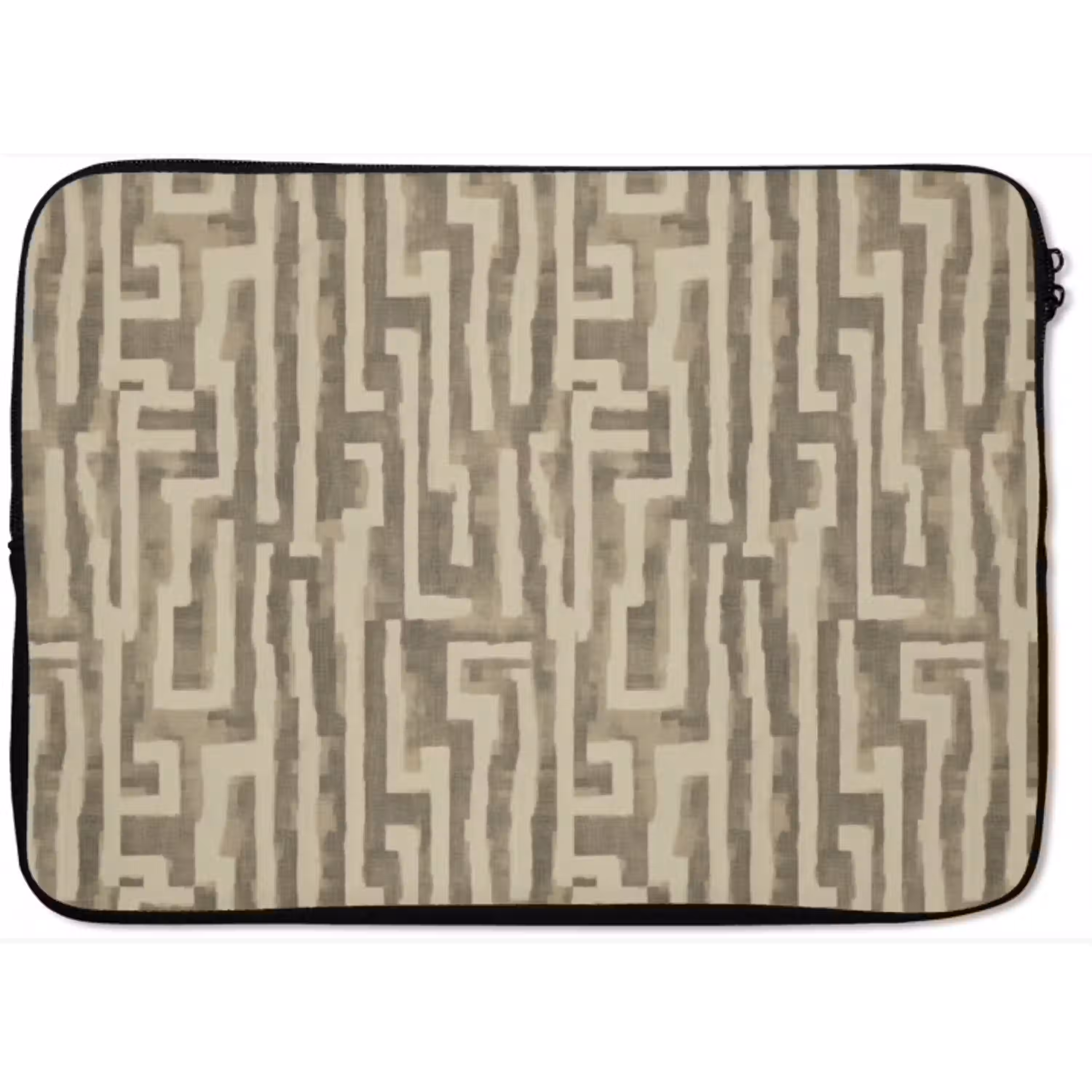 Abstract - Geometrisch - Groen laptophoes neopreen klein 279 -zkaufland3dotto