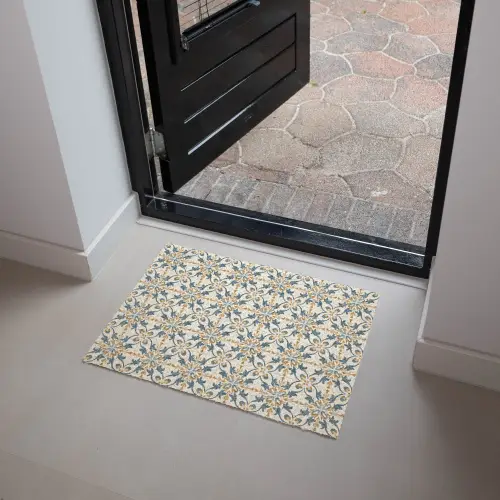 Patroon - Klassiek - Kleurrijk Deurmat klein 898 -sfeer5