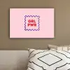 Grl pwr - Roze - Kader canvas 2cm klein -sfeer3