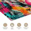 Vrouw - Kauwgom - Graffiti - Neonkleuren poster papier klein -closeup_NL
