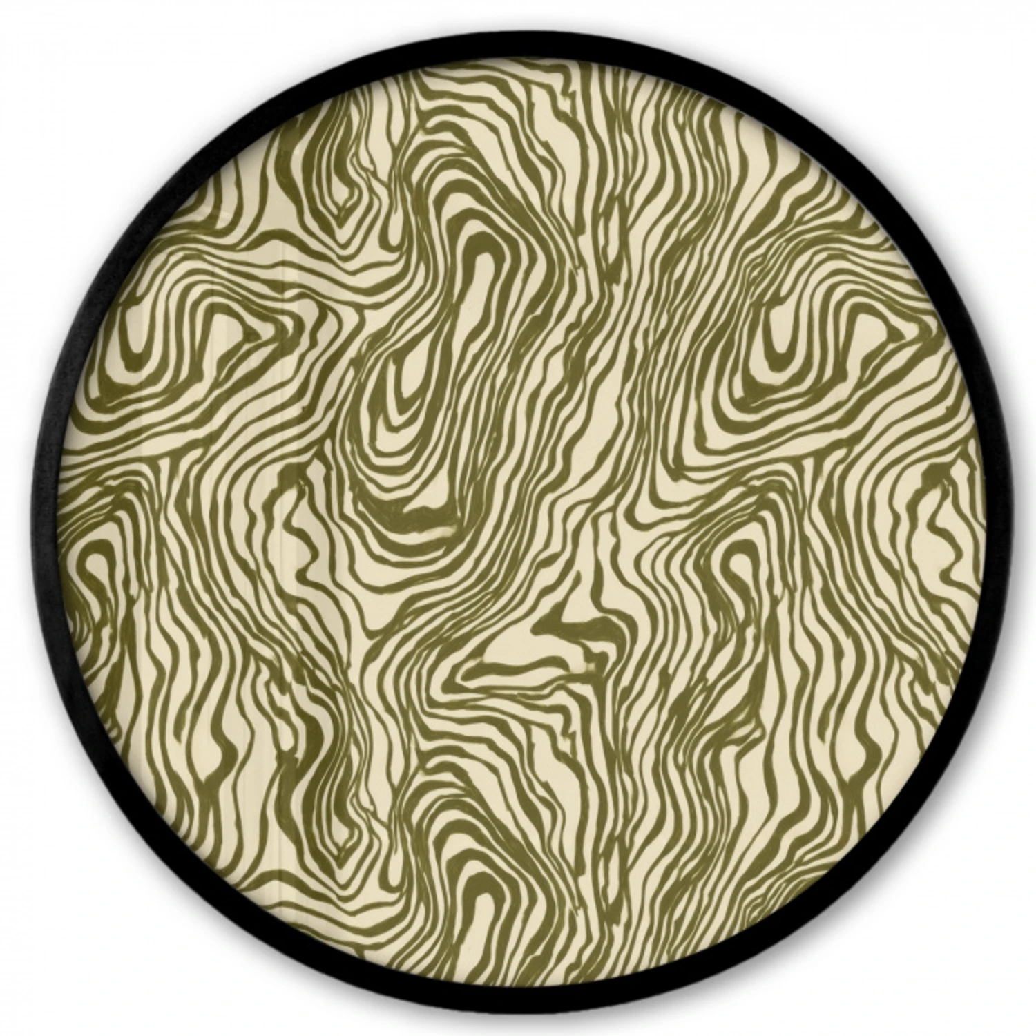 Abstract - Marmer - Groen Fotolijst rond zonder passe partout klein 856 -3d