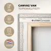 Patroon - Beige - Lijnen - Bruin canvas 2cm xxl 828 -sfeer2