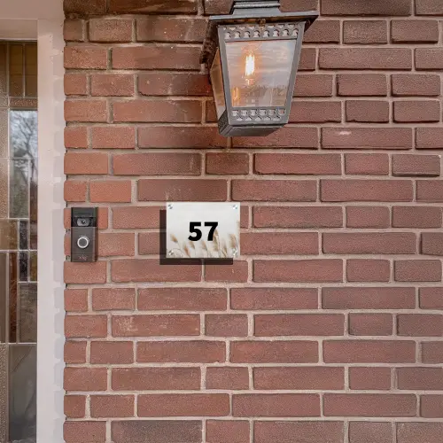 Pampasgras - Traditioneel Naambord Rechthoek middel -sfeer7-rechthoek-S