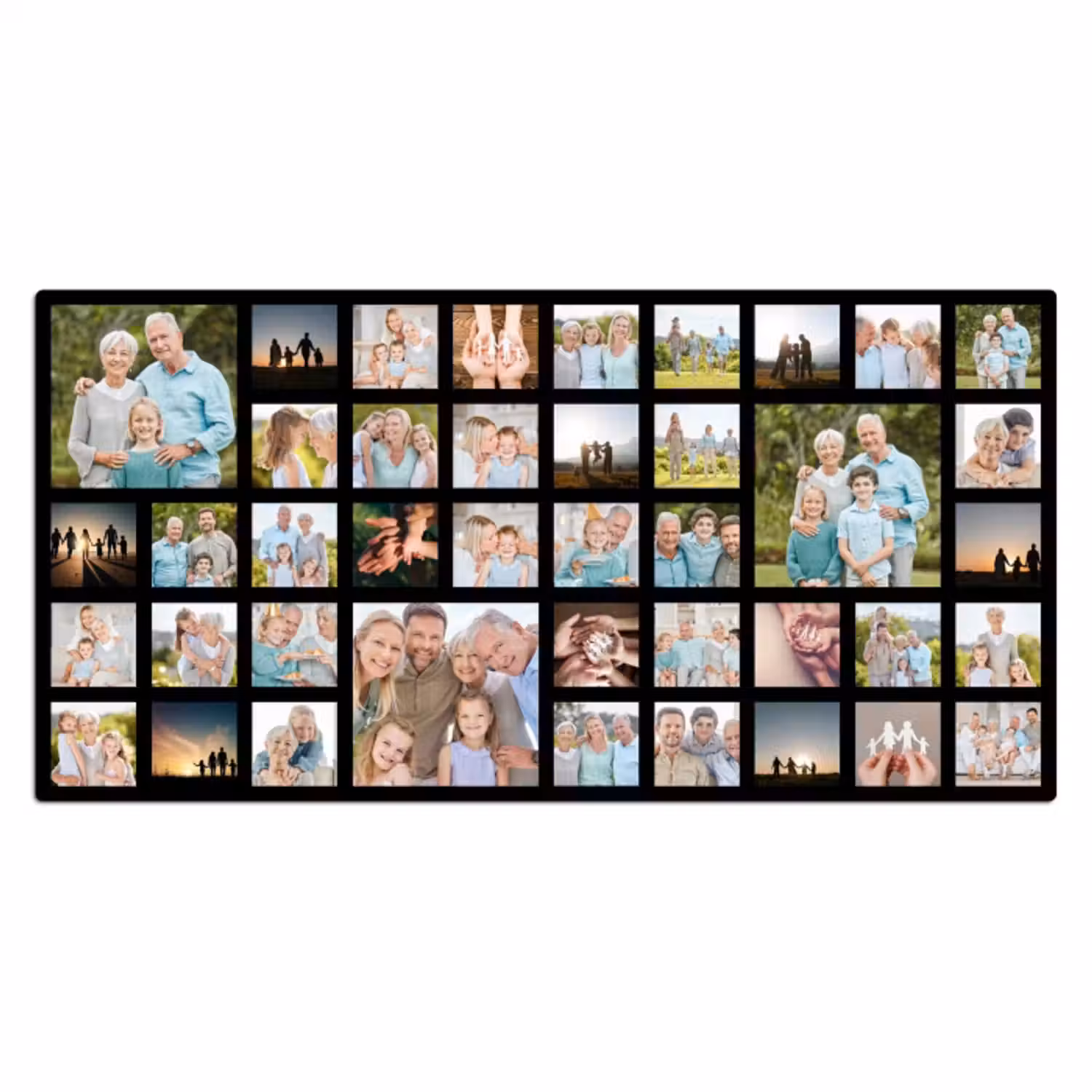 Gepersonaliseerde bureau onderlegger - Fotocollage - 41 afbeeldingen