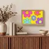 Bloemen - Illustratie - Kleurrijk Light Box met kabel (Tafellamp) klein -sfeer2