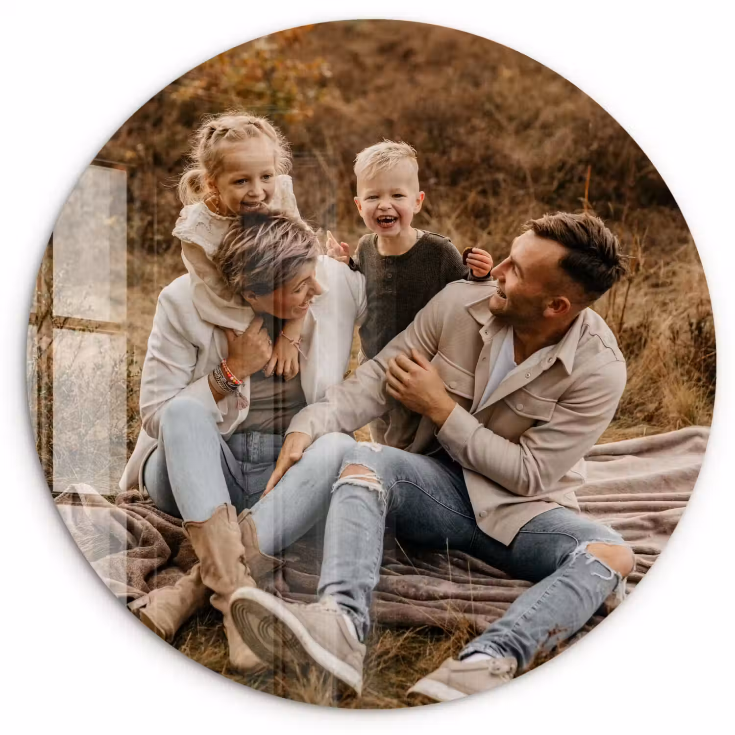 Foto op muurcirkel - Plexiglas