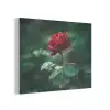 Roos - Bladeren - Dieprood PET vilt klein -3d