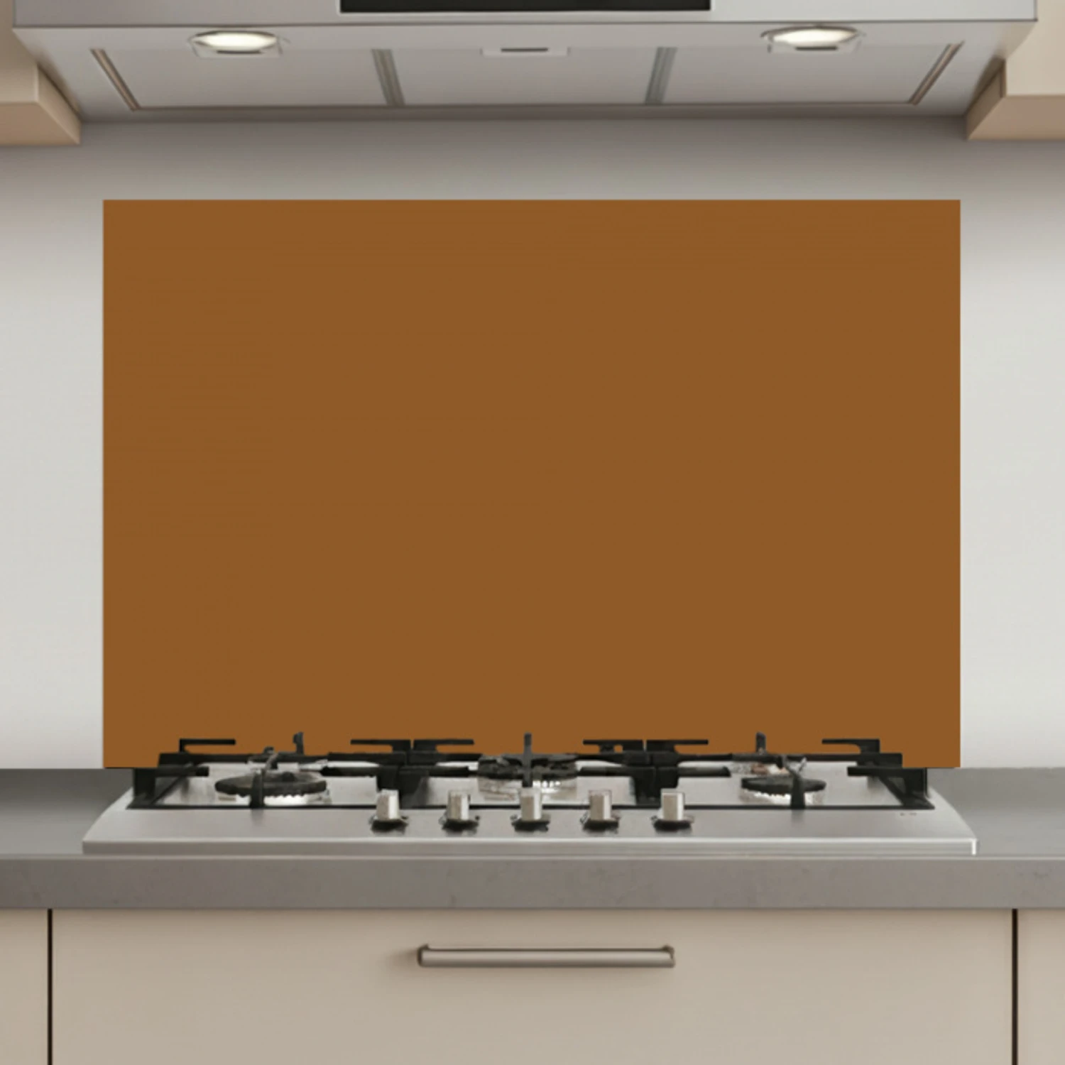 Bruin - Aardetint - Effen kleur keuken achterwand spatscherm klein 900 -3d_website