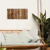 Hout - Planken - Bruin tuinposter los doek klein -sfeer7
