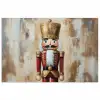 Kerst - Poppetje - Abstract poster papier klein -3d