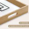 Basketbalbord - Minimalistisch - Zwart Dienblad Rechthoek middel -USP_HandgreepNL