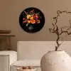 Herfst - Boeket - Oranje Wandcirkel kunststof plaat 5mm dik klein -sfeer1
