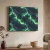 Groen - Bliksem - Storm Textielframe - compleet frame klein 947 -sfeer3