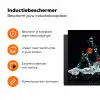 Watersplash - Fruit - Zwart Inductie beschermer vinyl 3mm klein -zzzzzzz-td-ups