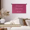 eat me out don't stress me out - Roze - Minimalistisch Wandkleed katoen klein -sfeer1