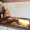 Zonsondergang over de Hooglanden Inductie beschermer vinyl 3mm klein -sfeer3