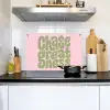 Chase greatness - Groen - Roze - Retro Inductie beschemer met haakjes klein -sfeer2