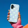 Madeliefjes - Pastel - Wit - Blauw - Bloemen Toughcase MagSafe Apple iPhone 17 klein -Sfeer1V