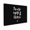 Quotes - Zonnetje, wijntje & kletsen - Tekst - Wijn - Zomer Tuinposter op houten frame 2 cm dik klein -3d