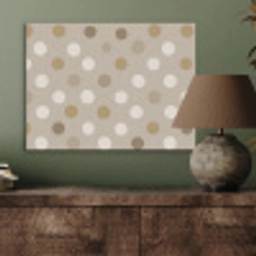 Polka - Dots - Beige PET vilt klein 837 -sfeer2