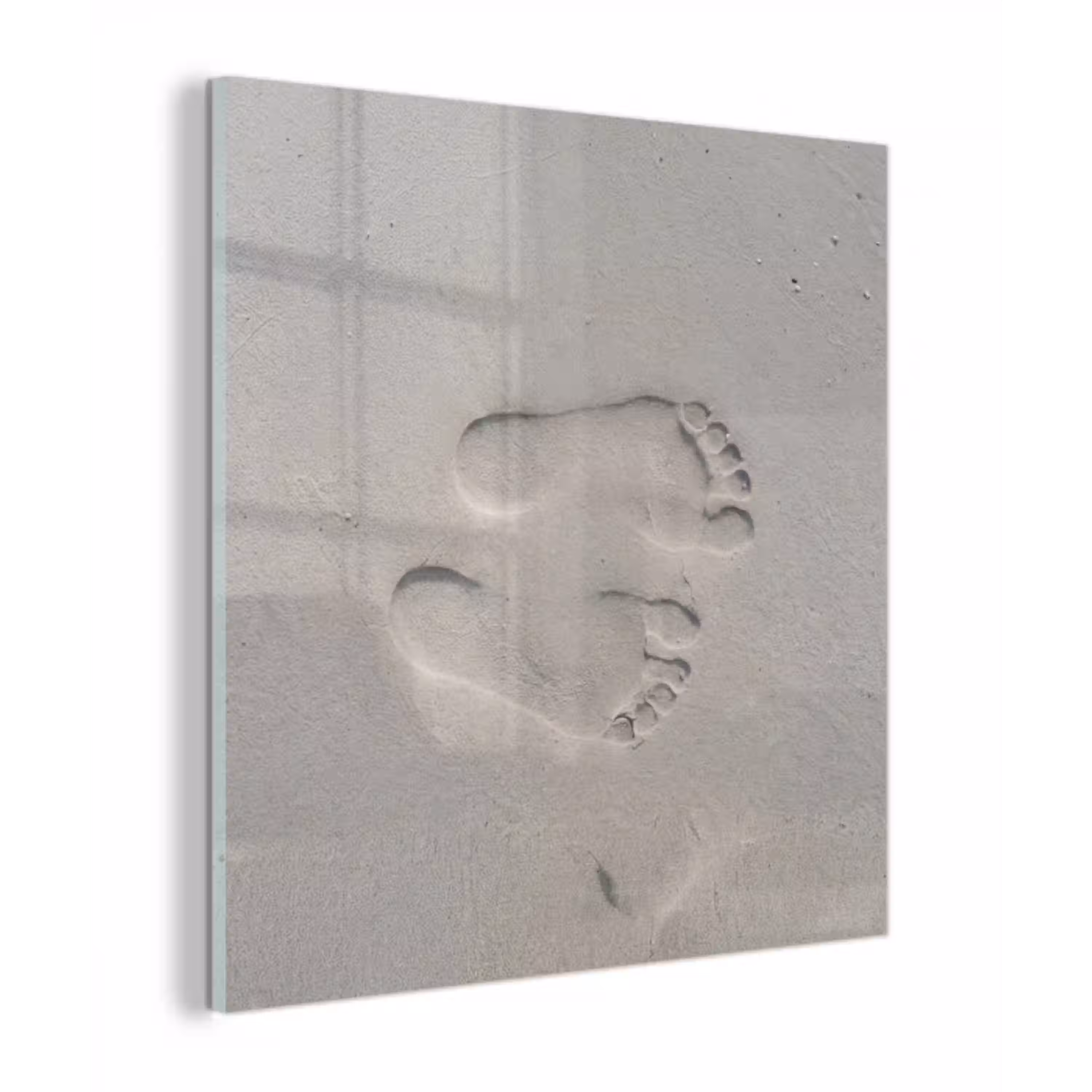 Voeten - Afdrukken - Zand plexiglas 5mm klein -z3d