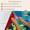 Pauw - Cirkels - Blauw keuken achterwand spatscherm klein -spatscherm_NL