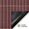 Lijnen - Patroon - Bordeaux Deurmat klein 898 -antislip_NL