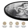 Chic - Vrouw - Zwart - Wit Fotolijst rond zonder passe partout klein -closeup_NL