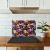 Viooltjes - Kleuren - Bloemblaadjes keuken achterwand spatscherm klein 900 -sfeer2