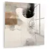 Abstracte kunst - Grijs - Industrieel plexiglas 5mm klein -zzzproduct_nieuw
