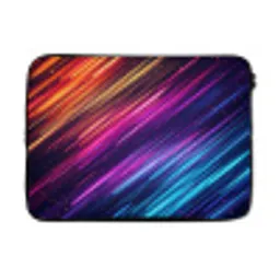 Snelheid - Kosmos - Kleurrijk laptophoes neopreen klein -3d