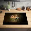 Glazen - Bloemen - Boeket - Kleuren Inductie beschermer vinyl 3mm klein -sfeer5