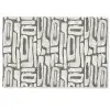 Donker - Wit - Abstract Deurmat klein 898 -zkaufland3d