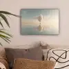 Luchtballon - Wolken - Water - Blauw canvas 2cm klein -sfeer1