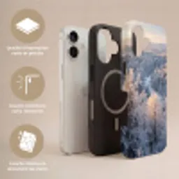 Bos - Bergen - Goud - Winter - Warm Toughcase MagSafe Apple iPhone 17 klein -USP_Lagen_FR