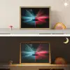 Sportwagen - Rood - Blauw - Snelheid Light Box met batterij (Wandlamp kind) middel -sfeer3_kind