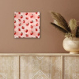 Aardbei - Patroon - Roze plexiglas 5mm klein 11 -sfeer5