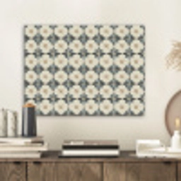 Sierlijk - Ornament - Blauw PET vilt klein 837 -sfeer1