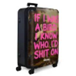 Klassiek - Humor - Roze NBS - Large koffer - Volwassenen Unisex groot -product1