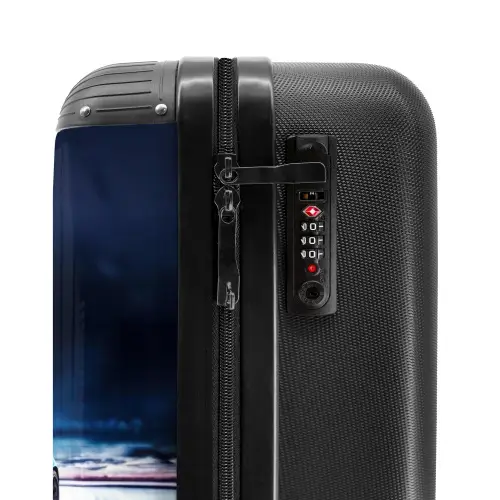 Blauwe blitz Koffer - NBS - Handbagage middel -slot