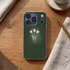 Tulpen - Liefde - Donkergroen Telefoonhoesje iPhone 17 Pro klein -sfeer1