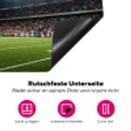 Football - Bal - Stadion - Sport Inductie beschermer vinyl 3mm klein -zzzzzzz-lf-onderkant