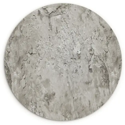 Beton  - Grijs - Muur Wandcirkel plexiglas klein 852 -3d