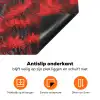 Rode bloemen - mistig - Man Inductie beschermer vinyl 3mm klein -zzzzzzz-td-onderkant