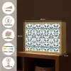 Flora - Modern - Blauw Light Box met batterij (Wandlamp) middel 907 -USP_websiteoverzichtNL