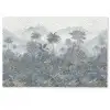 Jungle - Landschap - Blauw Deurmat klein -zkaufland3d