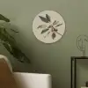 Tak - Groene Bladeren - Vruchten Akoestische PET Vilt - Rond klein -sfeer2