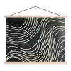 Lijnen - Patroon - Abstract - Wit textielposter latten blank klein -3d